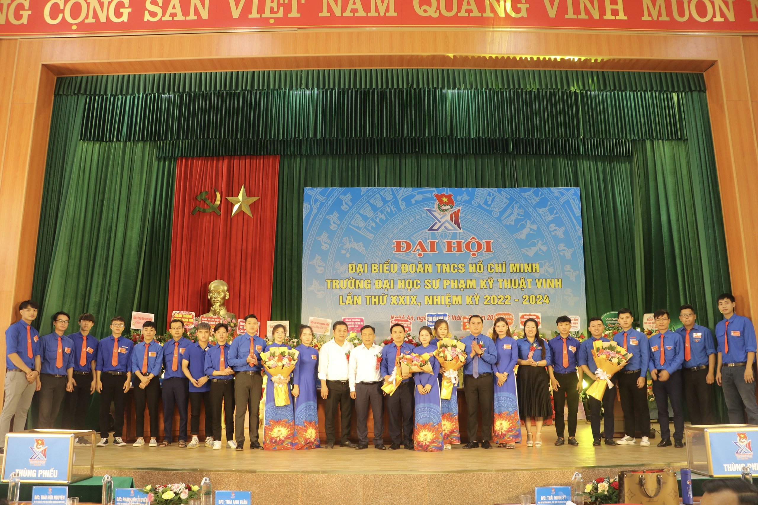 Đại hội đại biểu Đoàn TNCS Hồ Chí Minh Trường Đại học Sư phạm Kỹ thuật Vinh lần thứ XXIX, nhiệm kỳ 2022-2024.